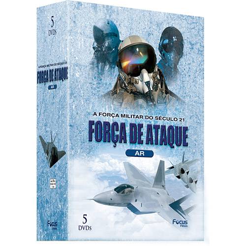 Tamanhos, Medidas e Dimensões do produto BOX DVD Força de Ataque - Ar (5 Discos)