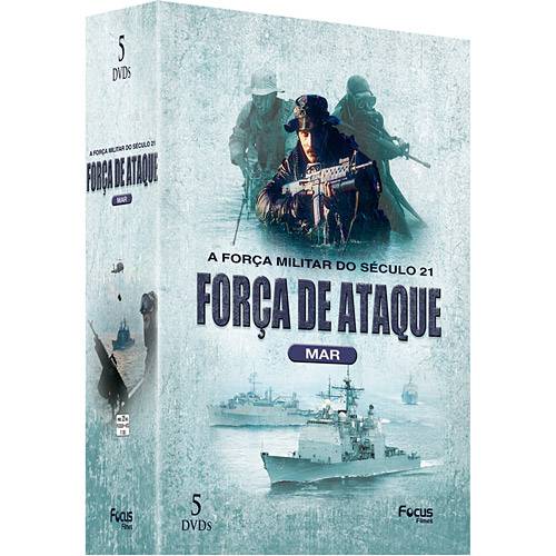 Tamanhos, Medidas e Dimensões do produto BOX DVD Força de Ataque - Mar (5 Discos)