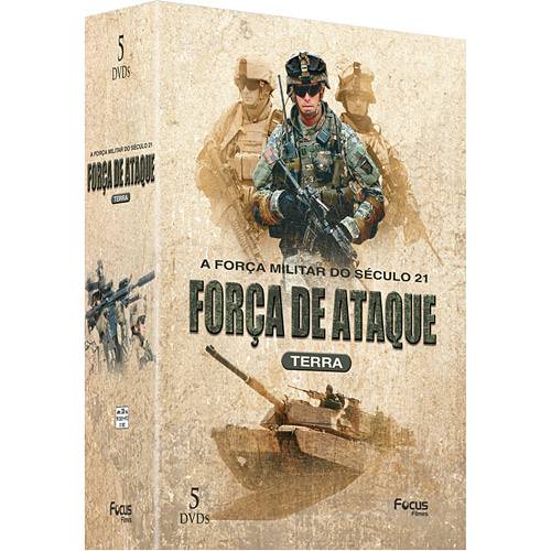 Tamanhos, Medidas e Dimensões do produto BOX DVD Força de Ataque - Terra (5 Discos)