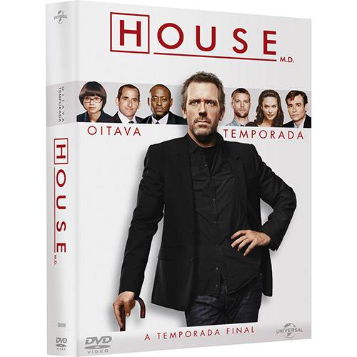 Tamanhos, Medidas e Dimensões do produto Box DVD House - 8ª Temporada (6 DVDs)