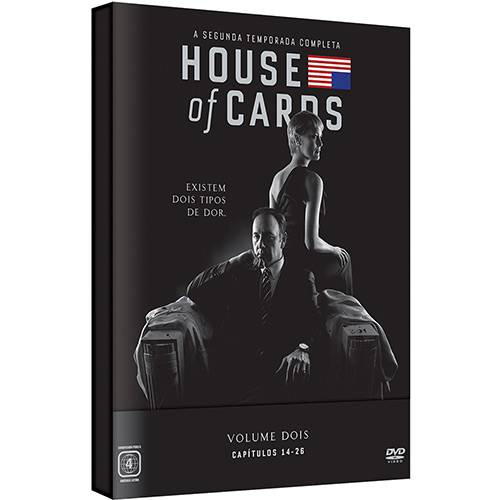 Tamanhos, Medidas e Dimensões do produto Box DVD - House Of Cards - 2ª Temporada Completa (4 Discos)