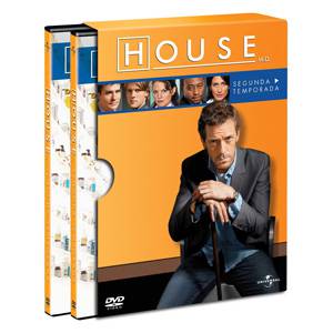Tamanhos, Medidas e Dimensões do produto Box DVD House: 2ª Temporada - (6 DVDs)
