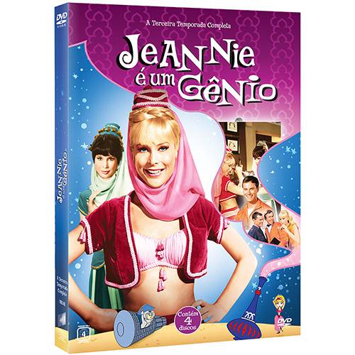 Tamanhos, Medidas e Dimensões do produto DVD Jeannie é um Gênio - 3ª Temporada - 4 DVDs