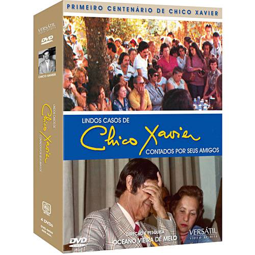 Tamanhos, Medidas e Dimensões do produto Box DVD Lindos Casos de Chico Xavier Contados por Seus Amigos