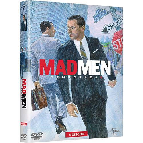 Tamanhos, Medidas e Dimensões do produto Box DVD - Mad Men - 6ª Temporada (4 Discos)