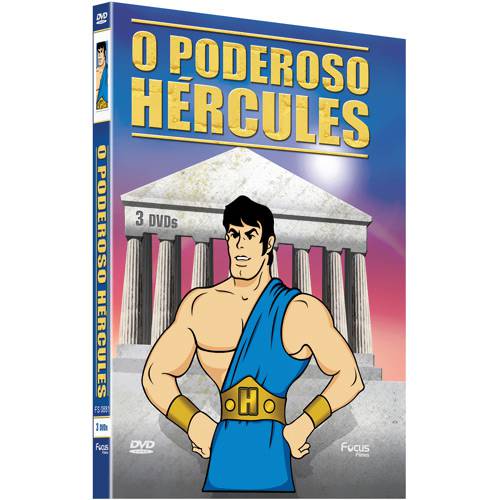 Tamanhos, Medidas e Dimensões do produto Box DVD o Poderoso Hércules (3 DVDs)