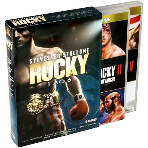 Tamanhos, Medidas e Dimensões do produto Box DVD Rocky: Coleção Completa (6 DVDs)