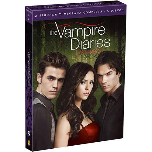 Tamanhos, Medidas e Dimensões do produto Box DVD The Vampire Diaries: 2ª Temporada - (5 DVDs)