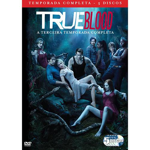 Tamanhos, Medidas e Dimensões do produto Box DVD True Blood - a 3ª Temporada Completa (5 DVDs)