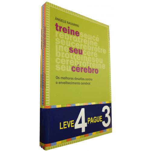 Tamanhos, Medidas e Dimensões do produto Box Treine Seu Cerebro - Vols 1, 2, 3 e 4 - Vozes