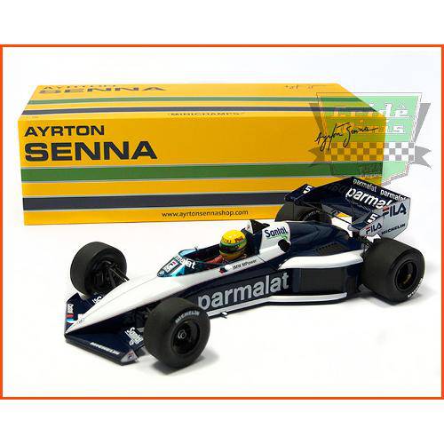 Tamanhos, Medidas e Dimensões do produto Brabham Bmw Bt52b Senna Test Car - Escala 1/18