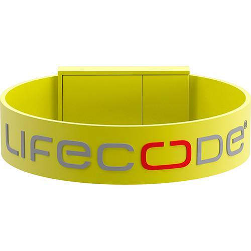Tamanhos, Medidas e Dimensões do produto Bracelete LifeCode Salva-vidas 17,5 Cm - Amarelo P