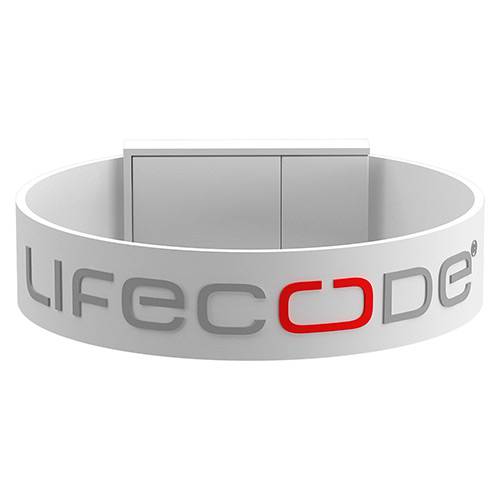 Tamanhos, Medidas e Dimensões do produto Bracelete LifeCode Salva-Vidas 17,5cm - Branco P