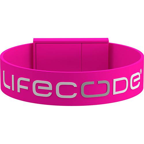 Tamanhos, Medidas e Dimensões do produto Bracelete LifeCode Salva-Vidas 17,5cm - Rosa P