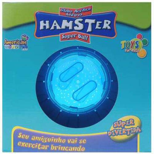 Tamanhos, Medidas e Dimensões do produto Brinquedo American Pets Globo para Exercício de Hamster Médio - Azul
