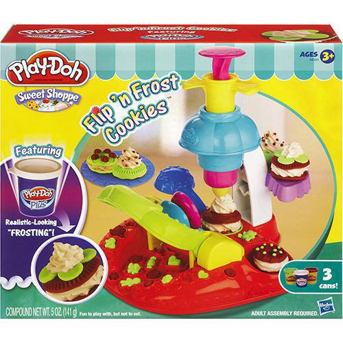 Tamanhos, Medidas e Dimensões do produto Brinquedo Conjunto Play-Doh Cookies A0320 - Hasbro