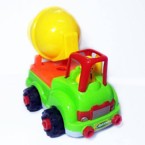 Tamanhos, Medidas e Dimensões do produto Brinquedo Didático Monta Desmonta - Caminhão Betoneira