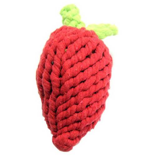 Tamanhos, Medidas e Dimensões do produto Brinquedo Fruta Corda Morango - Jambo Pet