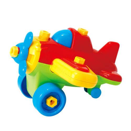 Tamanhos, Medidas e Dimensões do produto Brinquedo Infantil Didático Monta Desmonta Avião