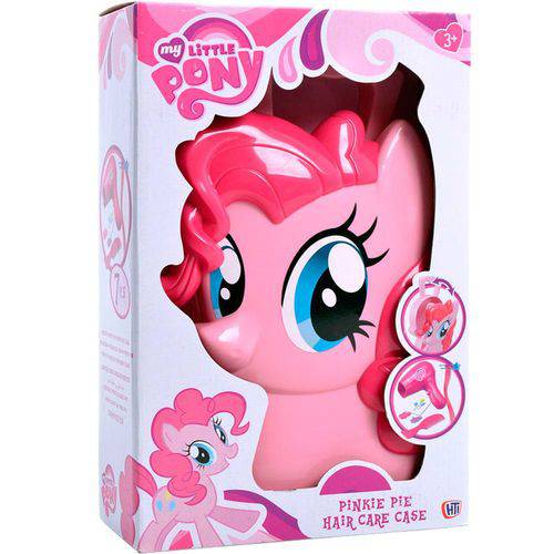 Tamanhos, Medidas e Dimensões do produto Brinquedo Maleta com Acessórios de Cabeleireira Pinkie Pie Rosa My Little Pony - Multikids