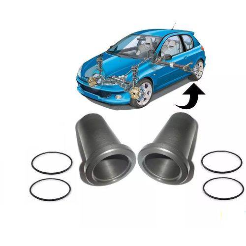 Tamanhos, Medidas e Dimensões do produto Bucha Rolamento Eixo Traseiro Elimina Folga Peugeot 206 207