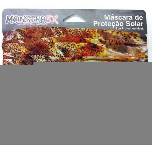 Tamanhos, Medidas e Dimensões do produto Buff Máscara de Proteção Solar - Monster 3X - Cor Red Fish