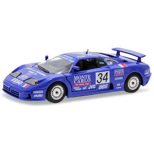 Tamanhos, Medidas e Dimensões do produto Bugatti Eb 110 Super Sport 34 24h Le Mans 1994 1:24 Bburago