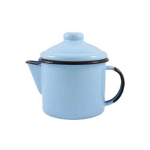 Tamanhos, Medidas e Dimensões do produto Bule para Chá ou Leiteira Aço Esmaltado Ágata Ewel 600 Ml Azul Claro