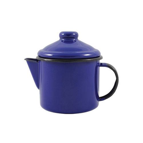 Tamanhos, Medidas e Dimensões do produto Bule para Chá ou Leiteira Aço Esmaltado Ágata Ewel 600 Ml Azul