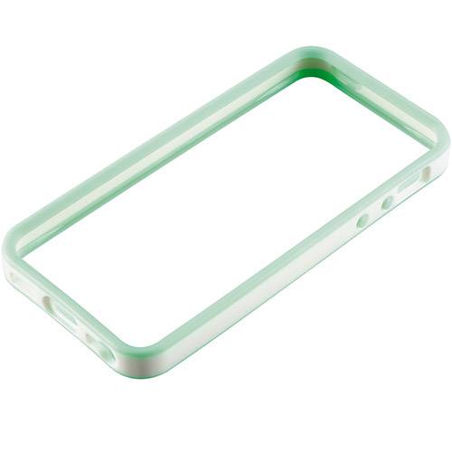 Tamanhos, Medidas e Dimensões do produto Bumper Gear4 para IPhone 5 New Band - Verde / Branco