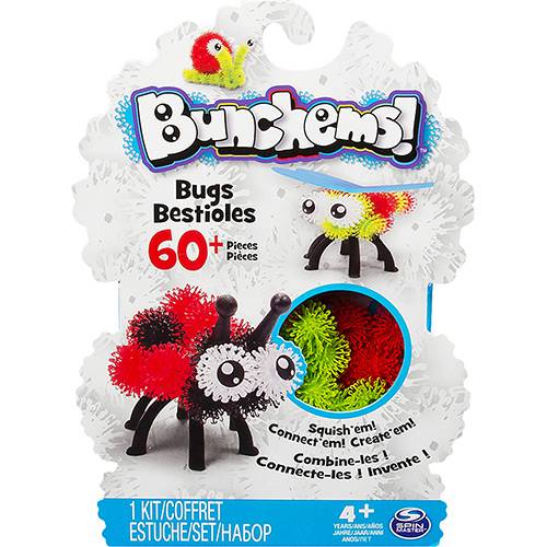Tamanhos, Medidas e Dimensões do produto Bunchems Criações Divertidas Bugs Bestioles - Sunny Brinquedos
