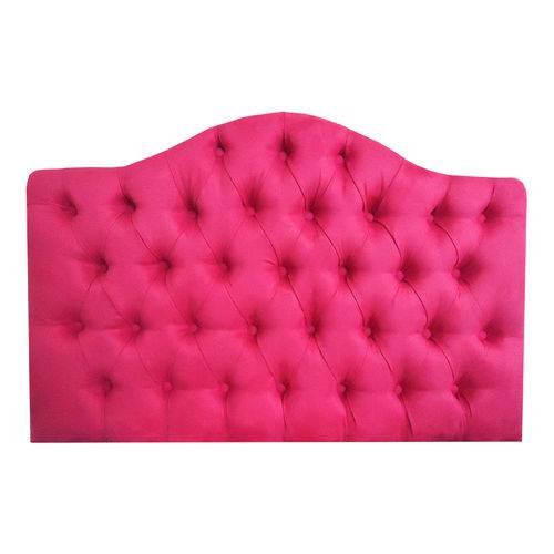 Tamanhos, Medidas e Dimensões do produto Cabeceira Painel Estodafo Solteiro Cama Box 90 Cm em Suede Rosa Pink