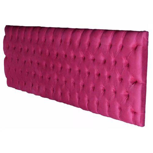 Tamanhos, Medidas e Dimensões do produto Cabeceira Painel Roma King 195x60 Suede Rosa Pink