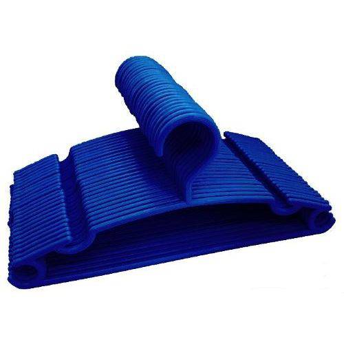 Tamanhos, Medidas e Dimensões do produto Cabide Infantil Azul Escuro Belo Dia Utilidades Plástico 50 Und.