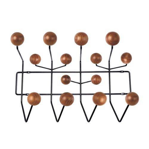 Tamanhos, Medidas e Dimensões do produto Cabideiro Charles Eames - Castanho com Preto