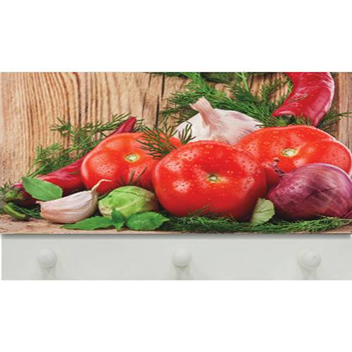 Tamanhos, Medidas e Dimensões do produto Cabideiro de Parede Vegetables 3 Ganchos Branco - Kapos
