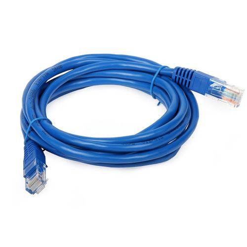 Tamanhos, Medidas e Dimensões do produto Cabo de Rede Cat5e Pathc Cord 10 Metros Azul Internet Net