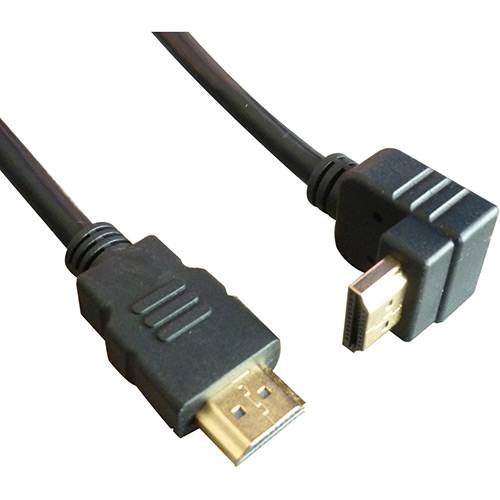 Tamanhos, Medidas e Dimensões do produto Cabo HDMI Brasforma HDMI518 90° 1.4V - 1.8 Metros