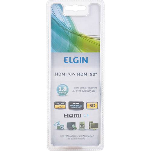 Tamanhos, Medidas e Dimensões do produto Cabo HDMI - Elgin