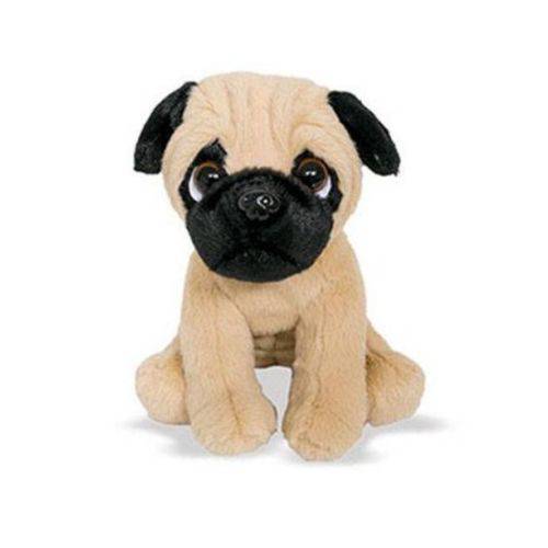 Tamanhos, Medidas e Dimensões do produto Cachorro Mini Pug - Buba Toys (Sentado)- Pelúcia