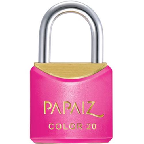 Tamanhos, Medidas e Dimensões do produto Cadeado CR20 SM Color Rosa - Papaiz