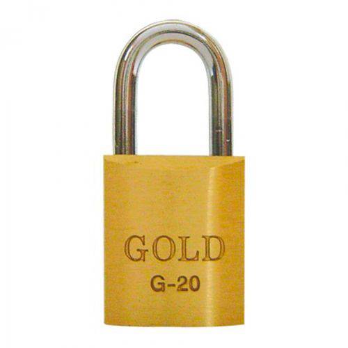 Tamanhos, Medidas e Dimensões do produto Cadeado de Latão Maciço G-20mm Gold