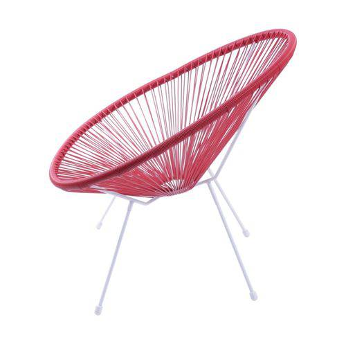 Tamanhos, Medidas e Dimensões do produto Cadeira Acapulco - Vermelha