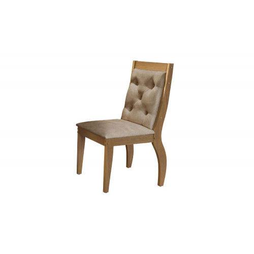 Tamanhos, Medidas e Dimensões do produto Cadeira Agata 100% MDF (Kit com 2 Cadeiras) - Móveis Rufato - Imbuia/ Animale Chocolate - Móveis Bom de Preço -