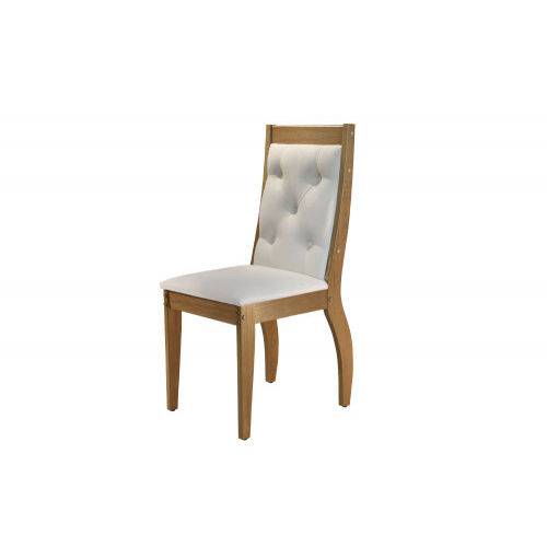 Tamanhos, Medidas e Dimensões do produto Cadeira Agata 100% MDF (Kit com 2 Cadeiras) - Móveis Rufato - Imbuia/Esmeralda - Móveis Bom de Preço -