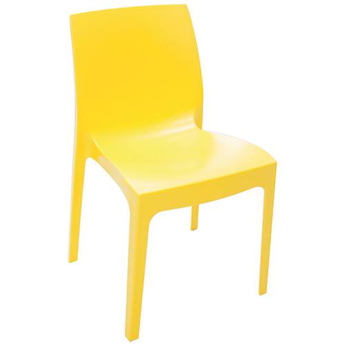 Tamanhos, Medidas e Dimensões do produto Cadeira Alice Satinada Amarela - Tramontina