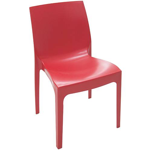 Tamanhos, Medidas e Dimensões do produto Cadeira Alice Satinada Vermelha - Tramontina