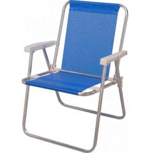 Tamanhos, Medidas e Dimensões do produto Cadeira Alta de Alumínio Sannet Azul Mor 2274
