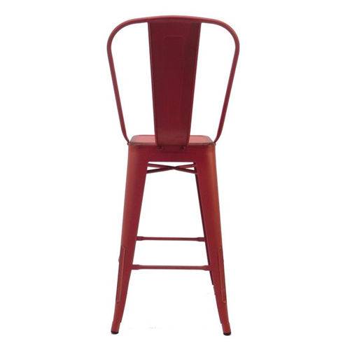 Tamanhos, Medidas e Dimensões do produto Cadeira Alta Iron Antique Vermelho Entrega Byartdesign