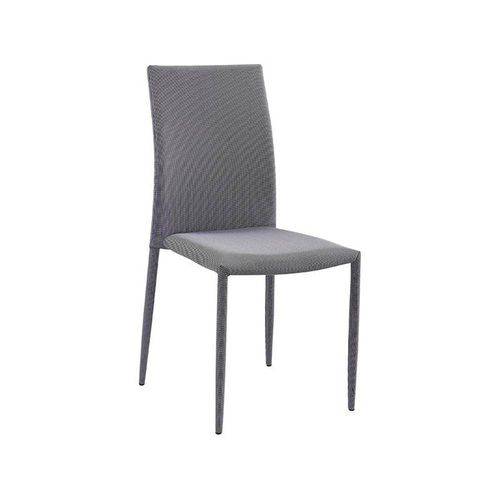 Tamanhos, Medidas e Dimensões do produto Cadeira Amanda Tecido Branco com Preto Rivatti